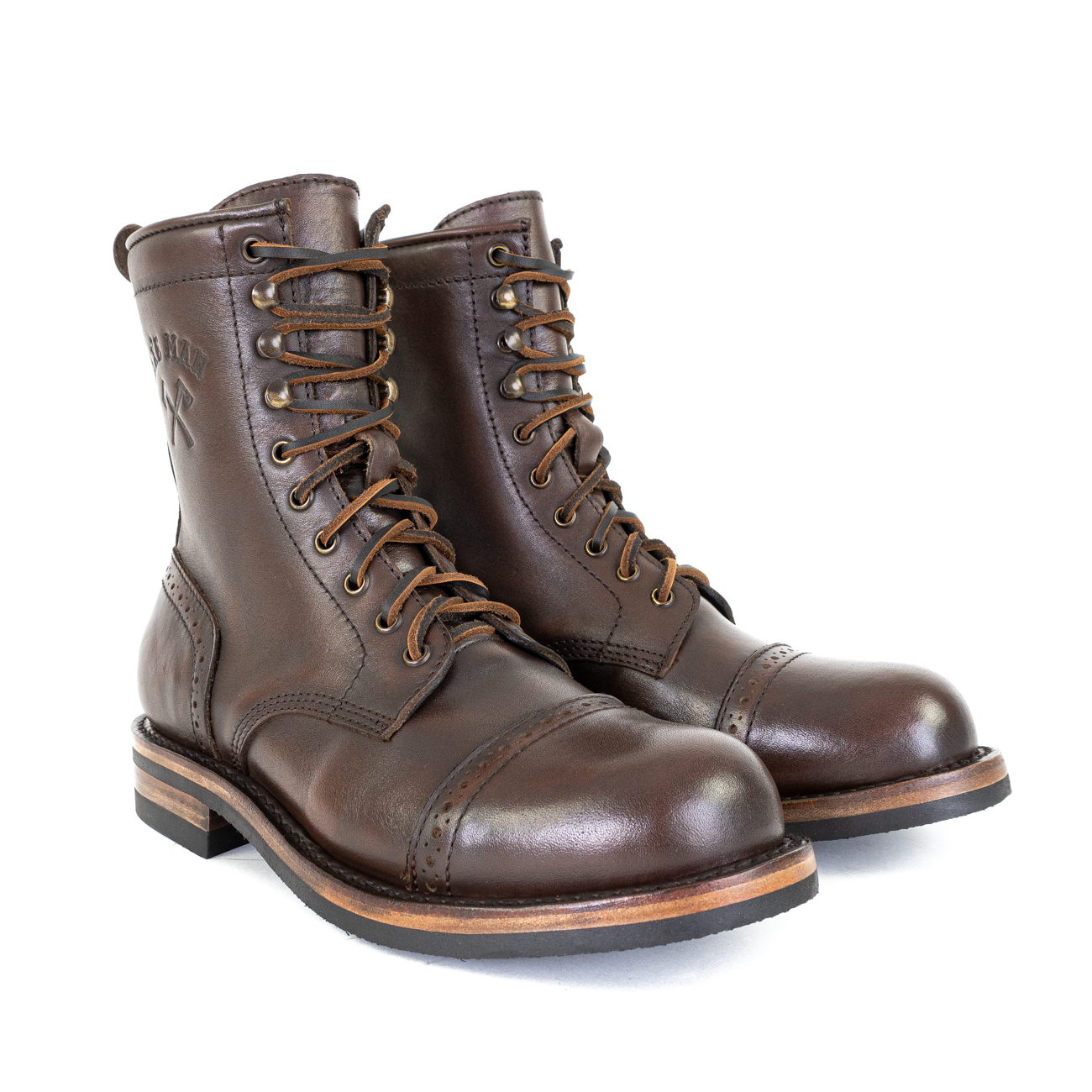 Axeman 10 eyelets – Old Copper - Good Year Welt Leather Boots