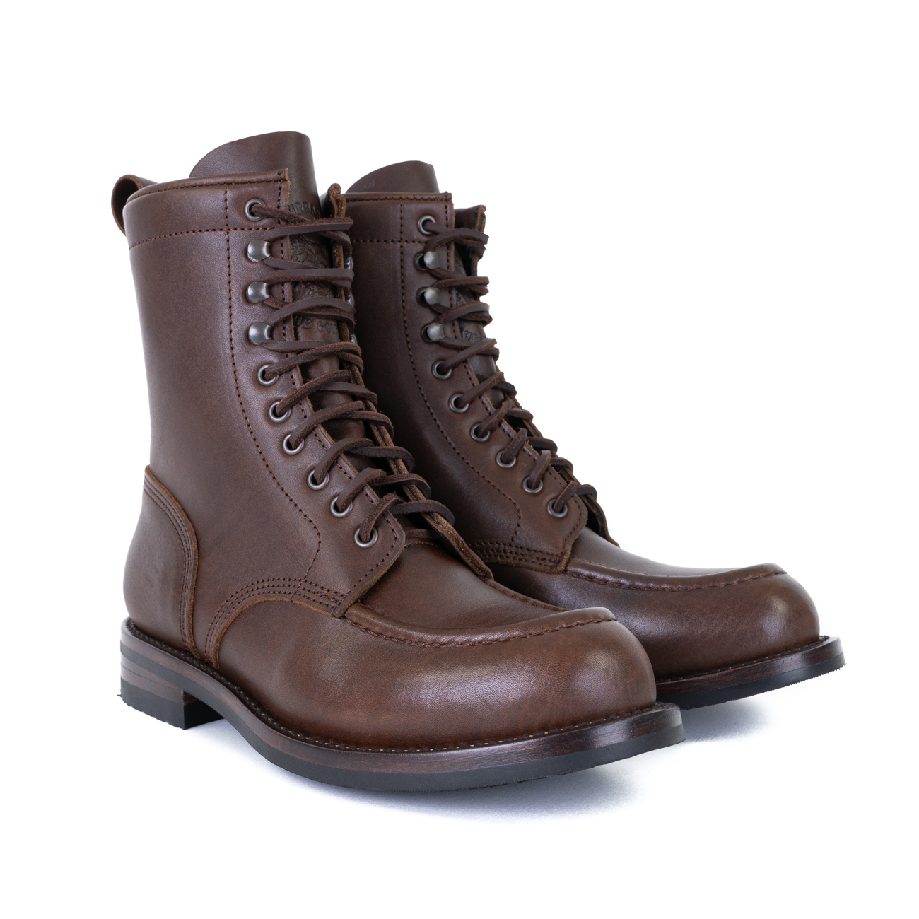 Axeman 10 eyelets- Habano Moc Toe - Good Year Welt Leather Boots