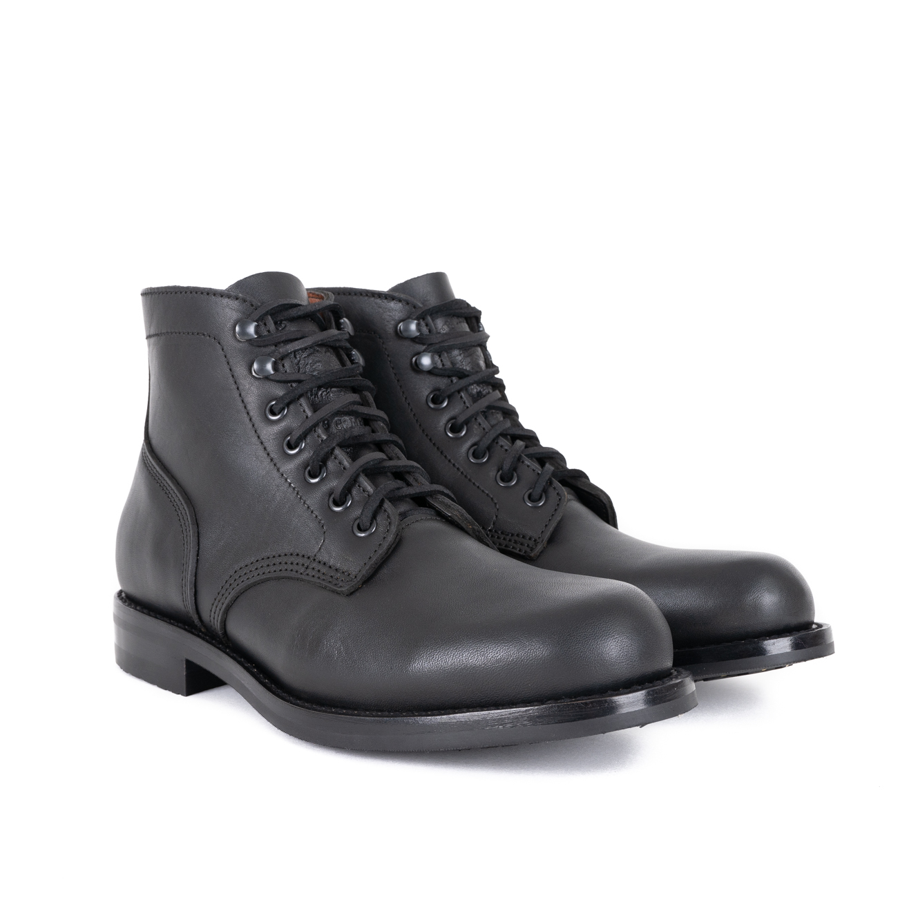Thompson Black - Good Year Welt Leather Boots